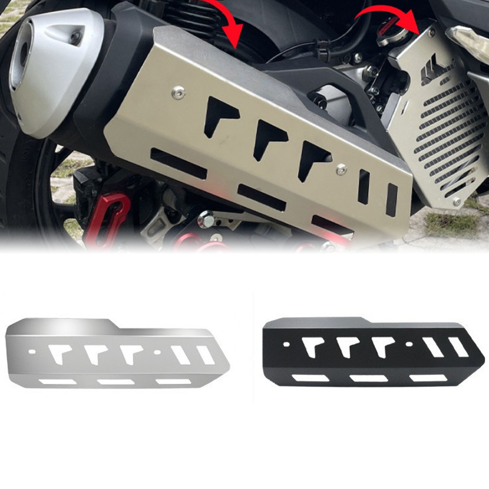 รถจักรยานยนต์ไอเสียความร้อน Dhield Protector Guard สําหรับ Honda PCX 160 PCX160 NWG 150 NS150GX NWG1