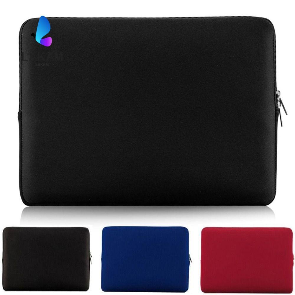 LAKAM Laptop Sleeve , 13 นิ้วกระเป๋าซิป Notebook Cove, เบาะนุ่มแบบพกพาสีดํา/สีน้ําเงินเข้ม/สีแดงกระเป๋าคอมพิวเตอร์แล็ปท็อปป้องกัน