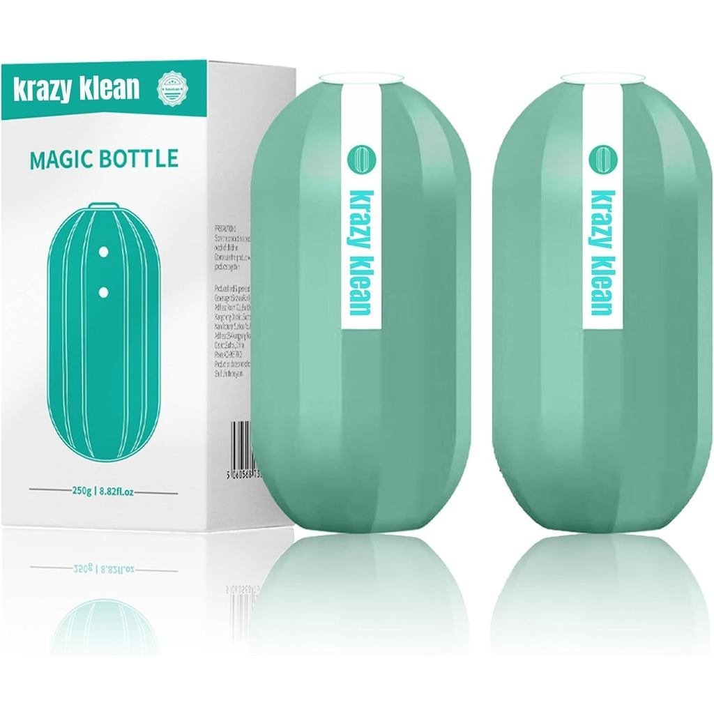 Krazy Klean 2Pcs Toilet Cleaner, Cleaning, Odor Removal Stain Removal Makes Toilet Bowls Look New wi