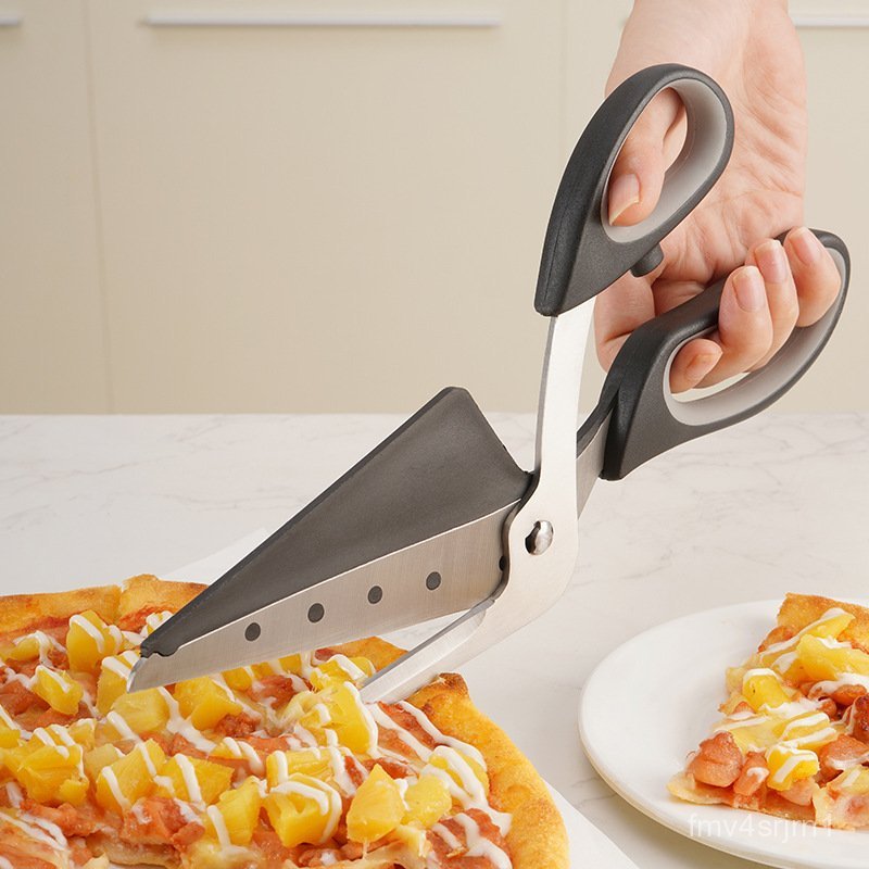 กรรไกรตัดพิซซ่า สแตนเลส แยกชิ้นได้ Pizza Cutter Scissors