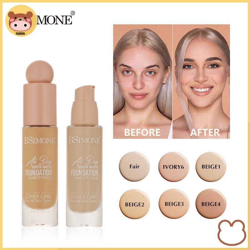Aosun BSIMONE รองพื้นบีบีครีมกันน้ําติดทนนาน 28 มล. และคอนซีลเลอร์ VN