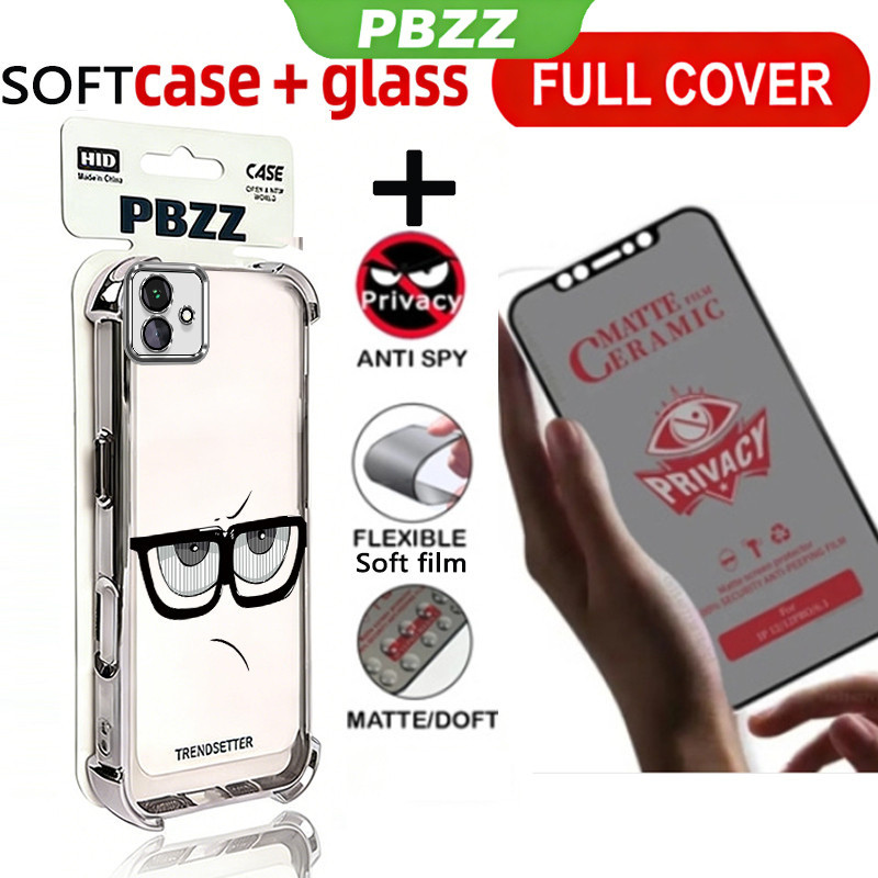 PBZZ PBZZ เซรามิคความเป็นส่วนตัวกระจกนิรภัยสําหรับ samsung A06 A07 A17 a04 a04s a04e a05s a05 a06 a1