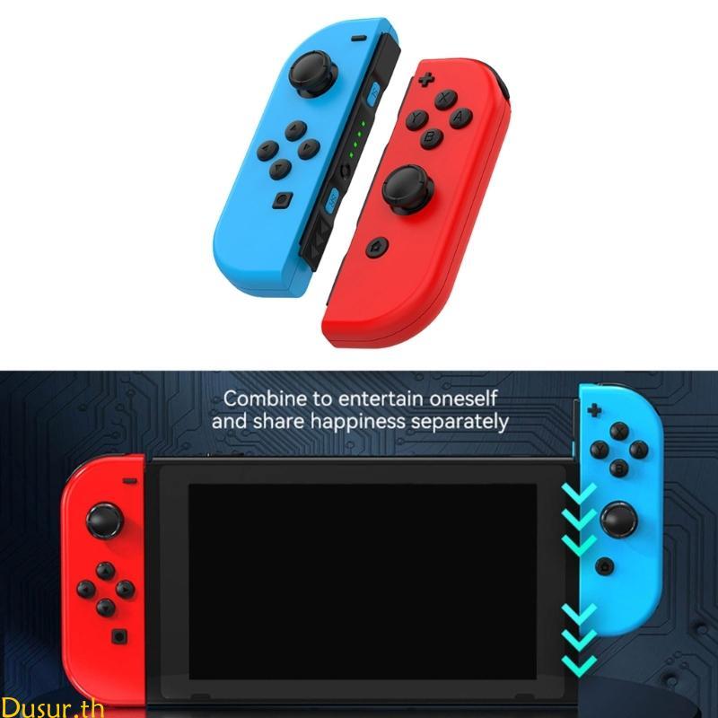 Dusur 1 คู่ Gamepad Sensor Joypad 6 แกน Gyro สําหรับ NS Joy Con Controller คอนโซลซ้ายขวา