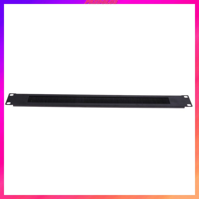 [Predolo2] 1U 19" Rack Mount Network Brush Tidy Panel