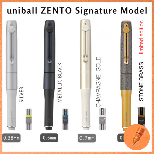 ZENTO Signature Uniball Ballpoint Pen UB-ZH Uni-ball Mitsubishi Made in Japan