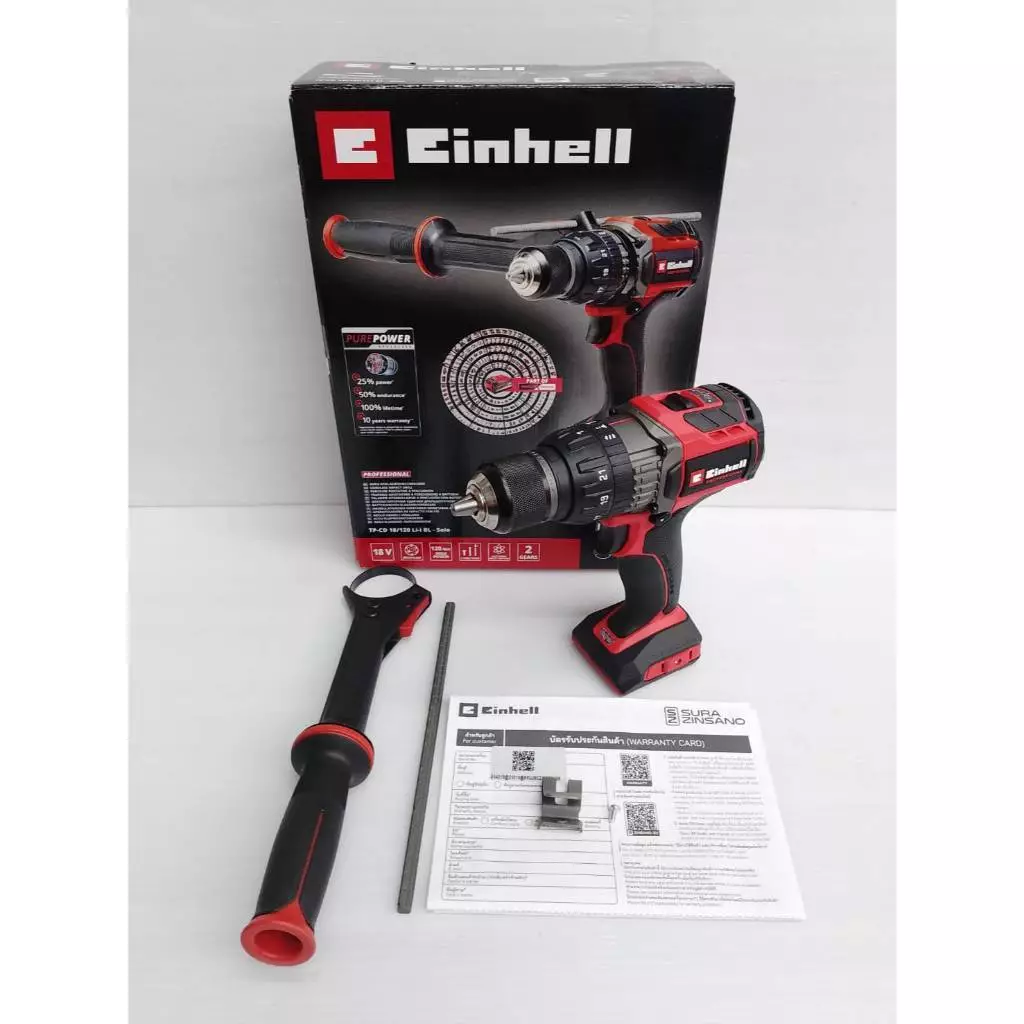 สว่านกระแทกไร้สาย EINHELL 18V รุ่น TP-CD 18/120 Li-i เครื่องเปล่า A4514310 thumbnail 9