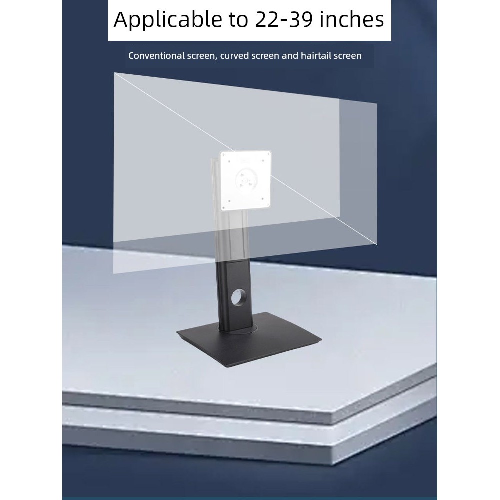 ขาจับจอคอม ขาจับจอ ขาตั้งจอแสดงผลคอมพิวเตอร์เดสก์ท็อปหน้าจอแนวตั้งแบบหมุนได้เหมาะสำหรับฐานหน้าจอคนต่