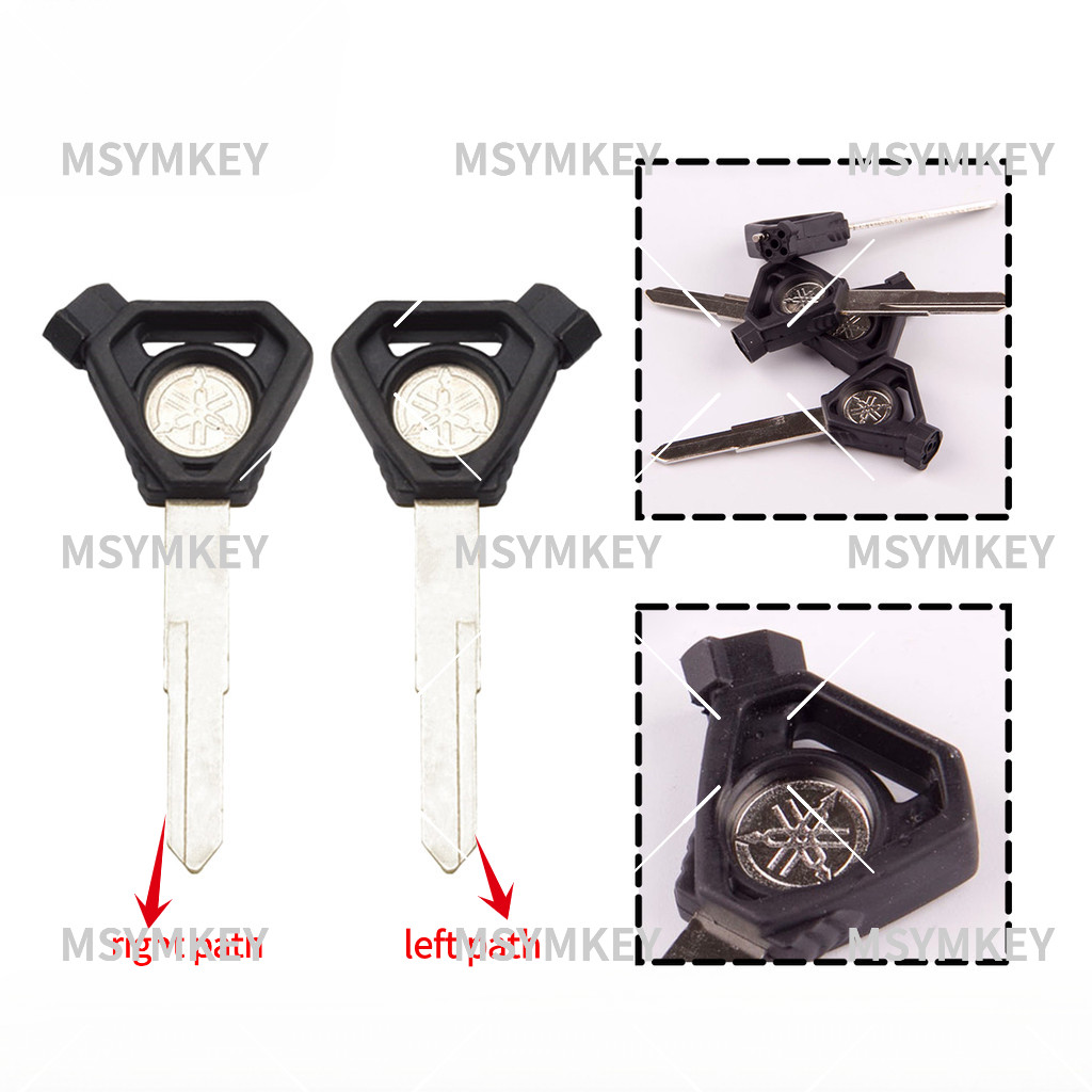 สําหรับ YAMAHA VEGA/AEROX/MIO GRVIS/SNIPER Blank Key พร้อมแม่เหล็กสามอันและฝาครอบ