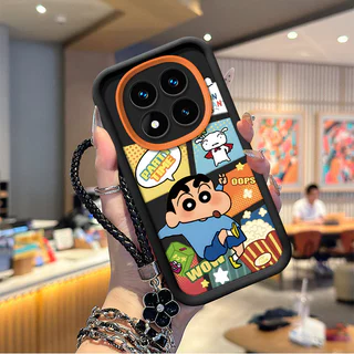 เคสสําหรับ Redmi NOTE 15 Pro 5G สีดําเทรนด์ภาพซิลิโคนอ่อนนุ่มเคสป้องกันโทรศัพท์ TYHS