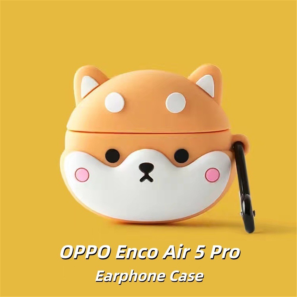 สต็อกพร้อม! สําหรับ OPPO Enco Air 5 Pro กรณีอินเทรนด์การ์ตูนซิลิโคนอ่อนนุ่มหูฟังกรณีปลอกฝาครอบ