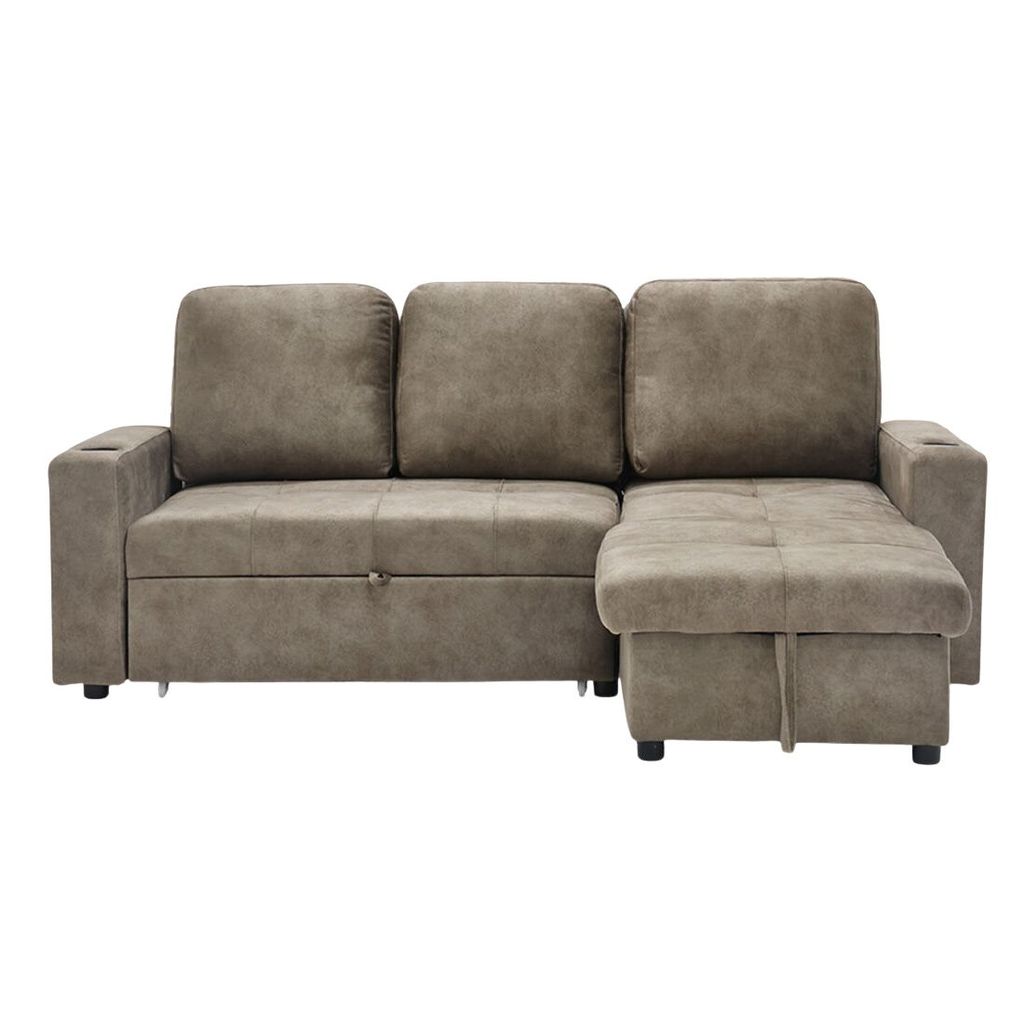 SB Design Square โซฟาเข้ามุมขวา รุ่น Reindeer สีน้ำตาล (210x166x94 ซม.) แบรนด์ SOFA SOLUTIONS