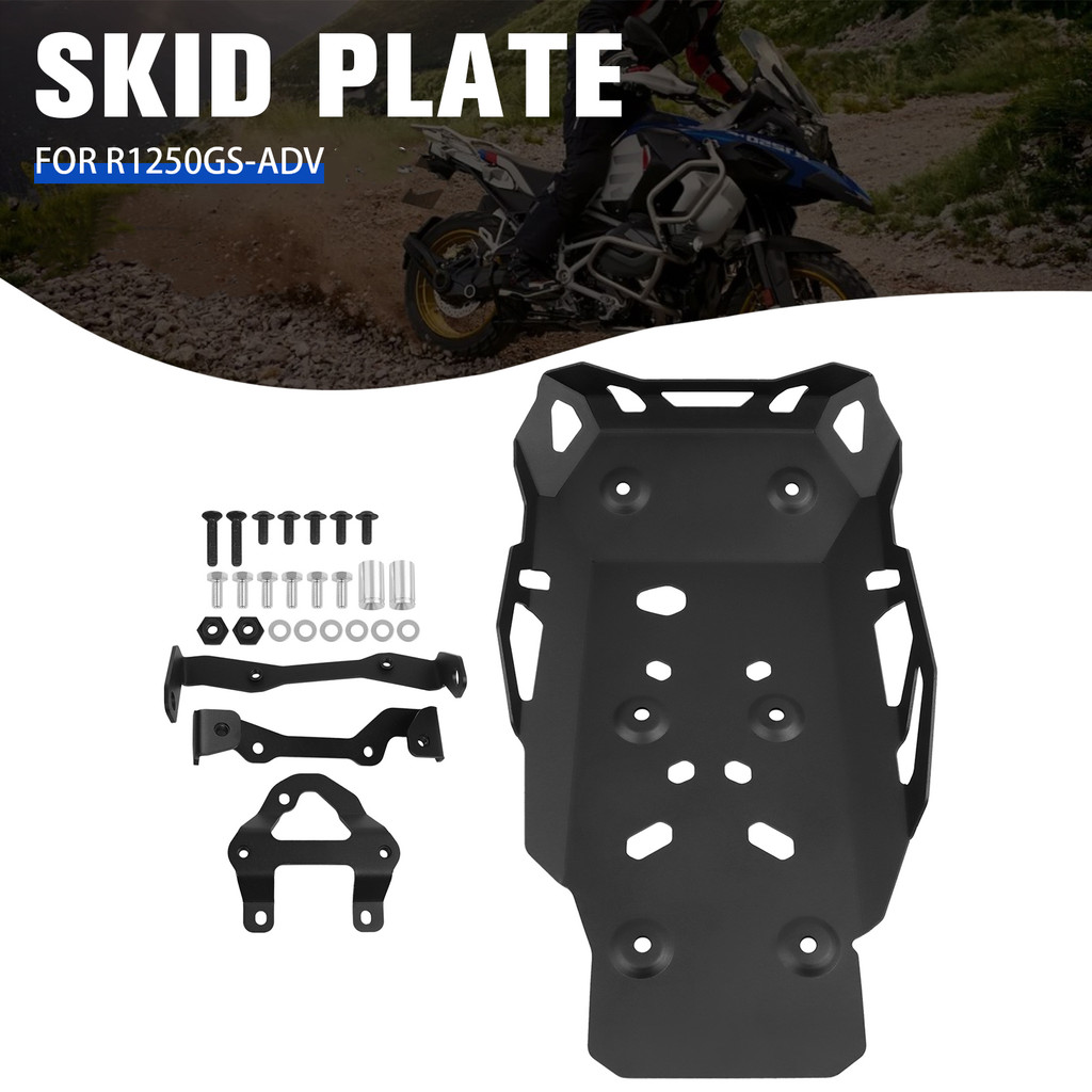Lแผ่นกันลื่นสำหรับ BMW R1250GS ADV R 1250 GS R1250 R1250GSA GSA CNC ป้องกันเครื่องยนต์พุงฝาครอบป้องก