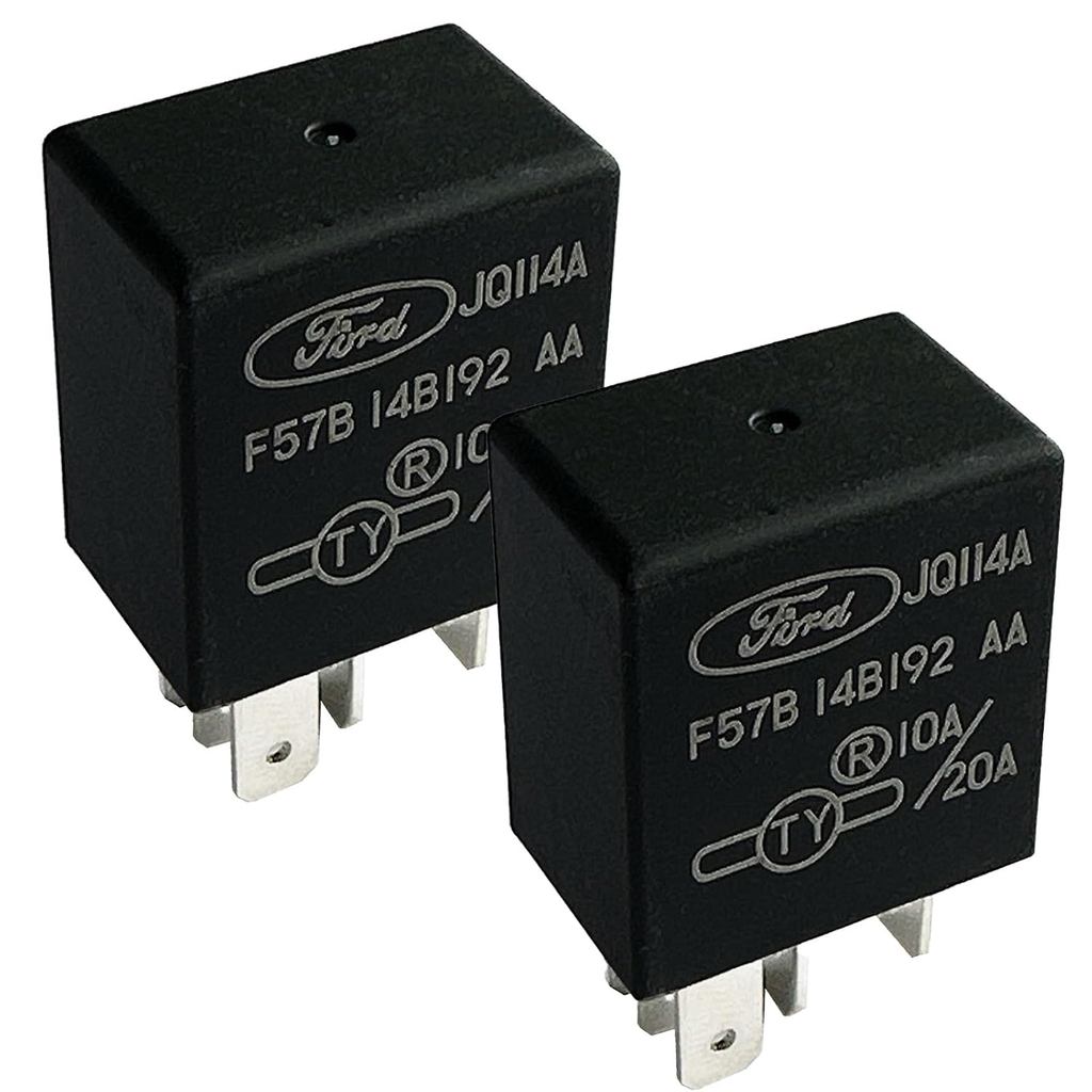 2 ชิ้น F57B 14B192 AA 10A/20A 12VDC 5Pins รีเลย์รถยนต์ F57B 14B192 AA