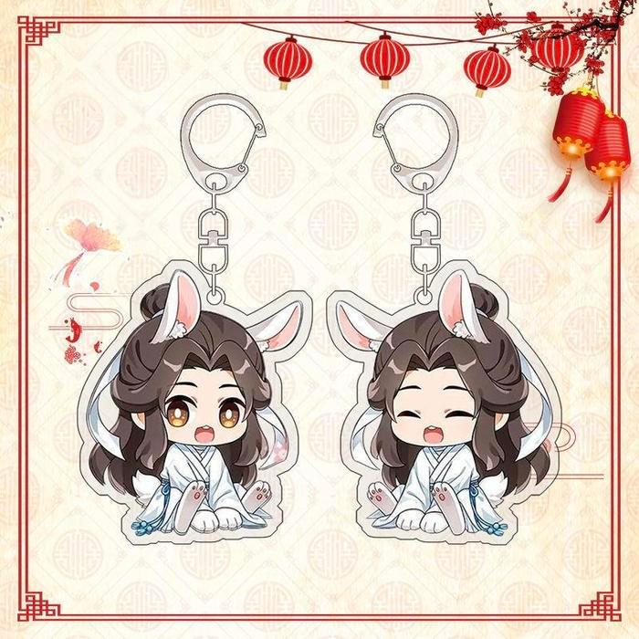 Gantungan Kunci TCGF MDZS Heaven OfficiaIs Blessing Akrillik Transparan พวงกุญแจ Wang Ji MDZS ของที่