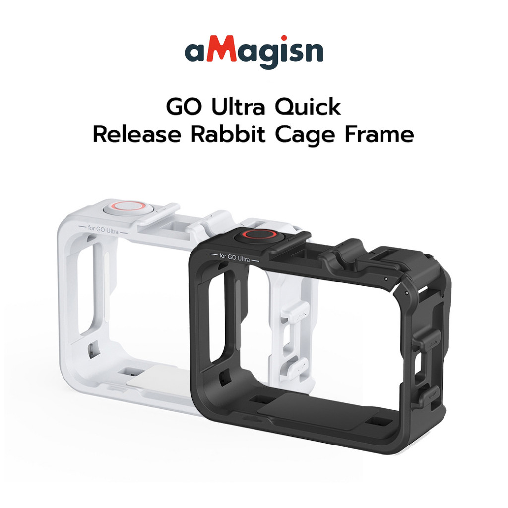 aMagisn GO Ultra Quick-Release Rabbit Cage Frame สำหรับ Insta360 Go Ultra