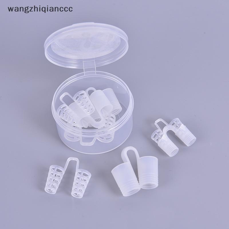Hot 8 ชิ้น/กล่อง Anti Snore Apnea Slicone Nose Clip Anti-snoring Breathe Aid หยุด Snore .