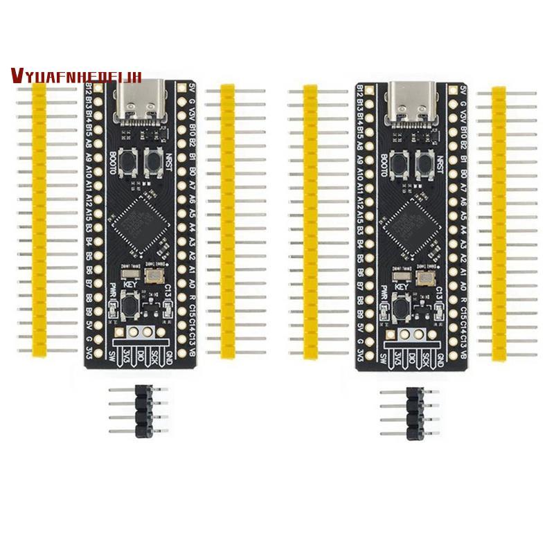 2 ชิ้น STM32F411 บอร์ดพัฒนา, STM32F411CEU6 STM32F4 บอร์ดการเรียนรู้, รองรับสําหรับการเขียนโปรแกรม