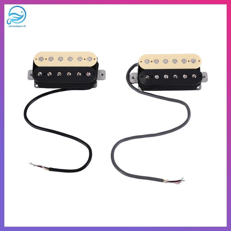 [amandapoe.th] 1 ชุดกีตาร์ไฟฟ้า Humbucker Pickups Bridge Alnico V Pickup Guitar Pickup Bridge