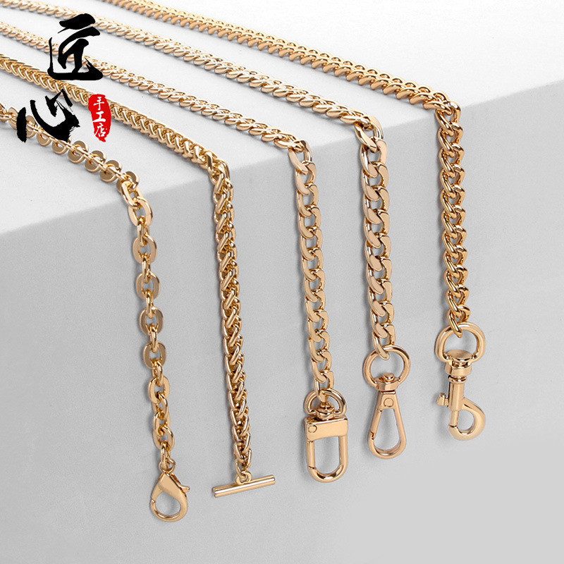 适用于LV包包链条配单买包带替换腋下背包肩带挎包链子金属包链Suitable for LV Bag Cha, Available for Individual Purchase as a Replac