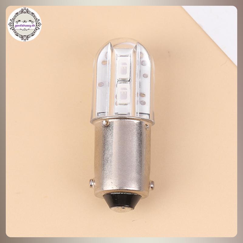 GG BA9S หลอดไฟ LED 6V อัพเกรดหลอดไฟ 4LED โคมไฟสําหรับไฟฉายไฟหน้ามอเตอร์จักรยานเครื่องมือหลอดไฟ LED T