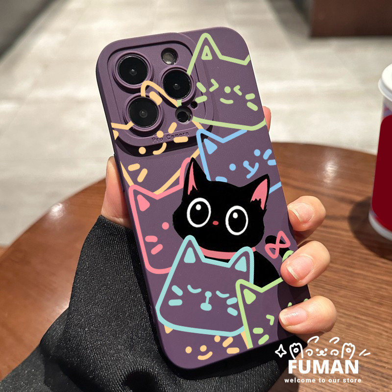 หรูหราแมวดําเคสโทรศัพท์สําหรับRedmiหมายเหตุ11 Pro Plus 10S Pro + 10 9 Pro Max 10S 9s 8 Pro 8T 5G 4Gน