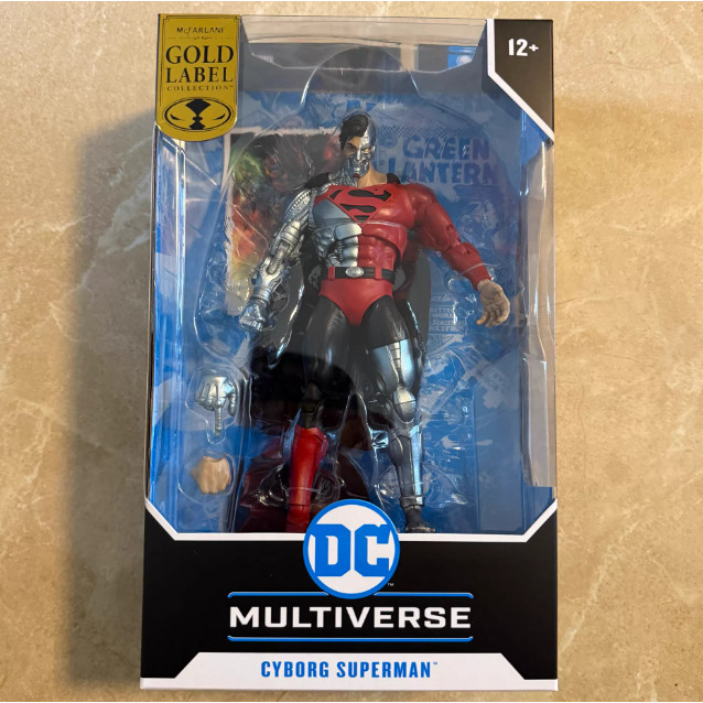 McFarlane Toys DC Gold Label Series CYBORG SUPERMAN Variant Action Figure