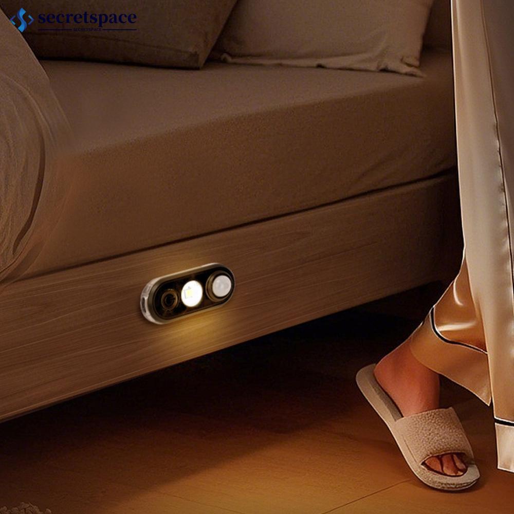 SECRETSPACE Auto On Off ชาร์จเซ็นเซอร์ Night Light สมาร์ทโคมไฟข้างเตียงห้องนอนขนาดกะทัดรัดห้องโถง Ba