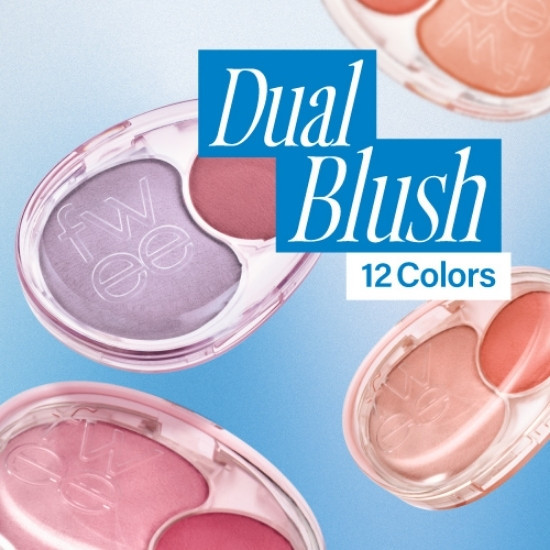 FWEE Mellow Dual Blusher 12 Colors