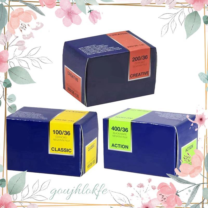 สีดําและสีขาว 135 ฟิล์ม 100 200 400 ISO คลาสสิก 36 ม้วนแสง Subpackage สําหรับ M35 H35 H35N Reloadabl
