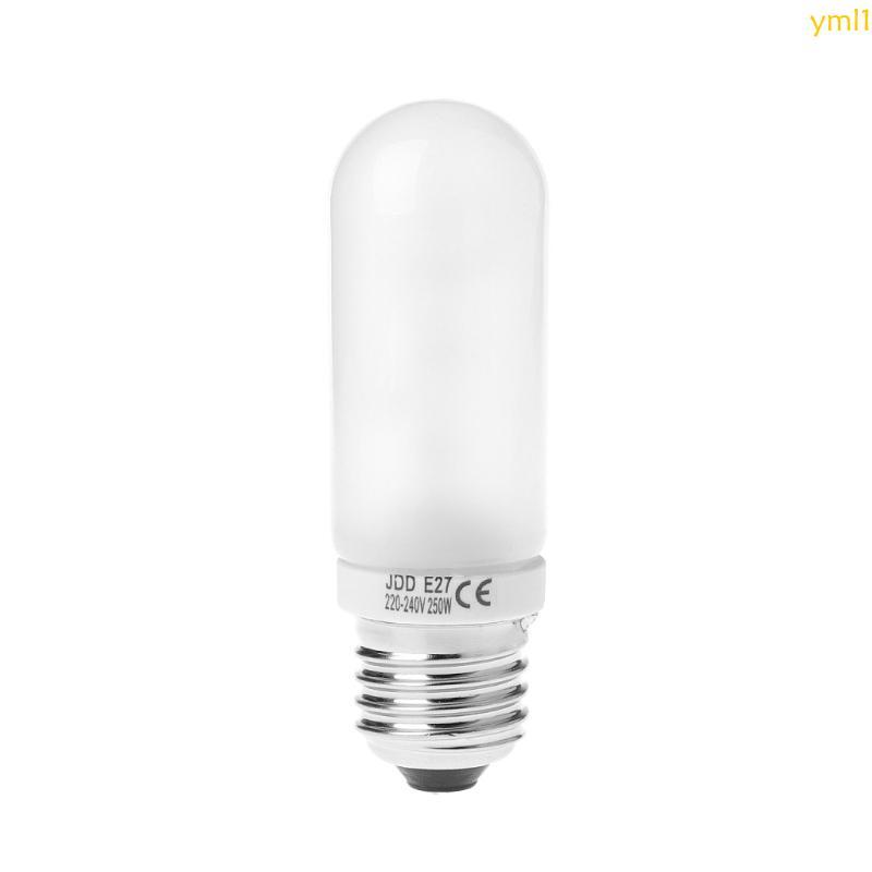 Yml1 220V-240V 250W JDD E27 ไฟฉายหลอดสําหรับสตูดิโอถ่ายภาพแฟลชไฟ LED
