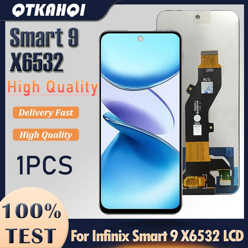 6.7 "สําหรับ Infinix Smart 9 LCD X6532 จอแสดงผล Touch Screen Assembly Digitizer สําหรับ Infinix X653