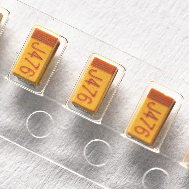 20pcs A 3216 47uF 6.3V SMD 476C J476 tantalum ตัวเก็บประจุจัดส่งฟรี