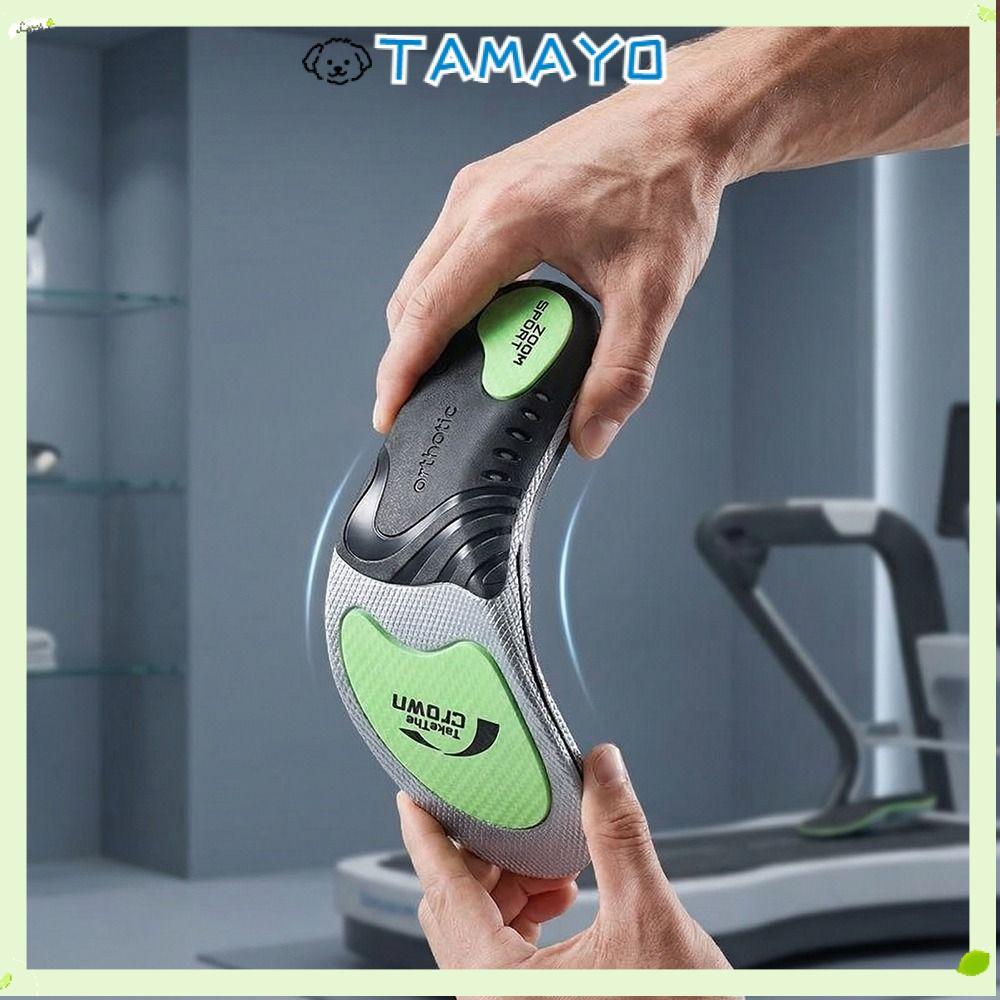TAMAYO Arch Support Insoles, Shock-Absorbing Odor-Resistant Sports Insoles, Premium Pain Relief Anti-slip Fatigue Reduction Fitness Training Insoles เดิน