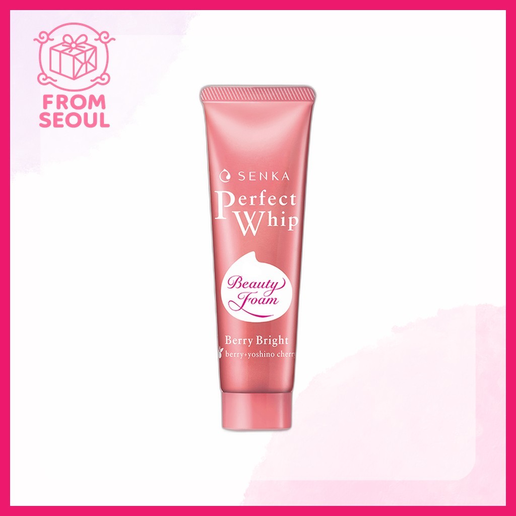 [daiso] Senka Perfect Whip Cleansing Foam Berry Bright, 50g, 1pc / Korean Cleansing Foam by from seo