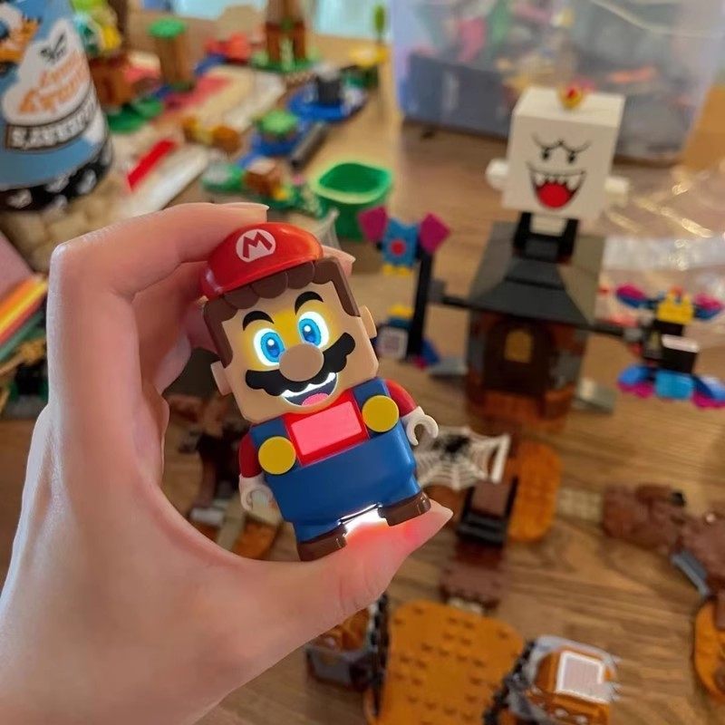 เหมาะสําหรับ Lego Mario 71360 Adventure Starter Set Minifigure Extension Level Building Blocks Super