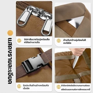 กระเป๋าเดินทาง 600D Oxford กันน้ำ ความจุสูง 70×35×48cm เก็บเสื้อผ้าได้เยอะ เหมาะสำหรับการเดินทางไกล