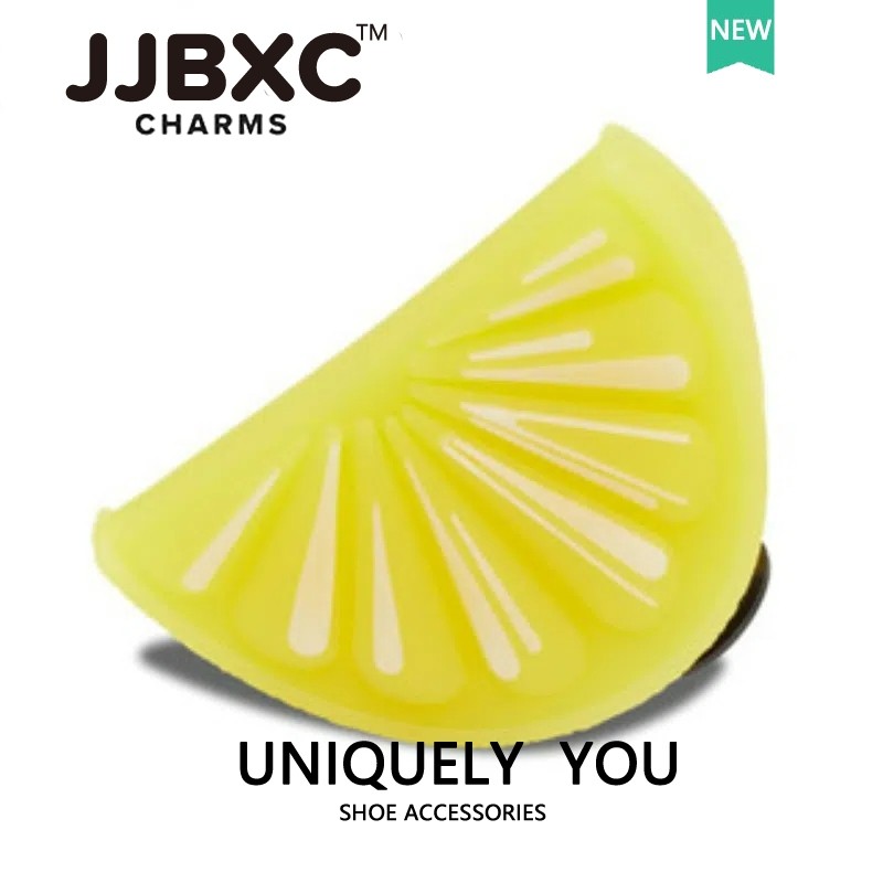 JJBXC Charm Buckle รองเท้าตกแต่ง Top Lemon Series 3D DIY เครื่องประดับแฟชั่น