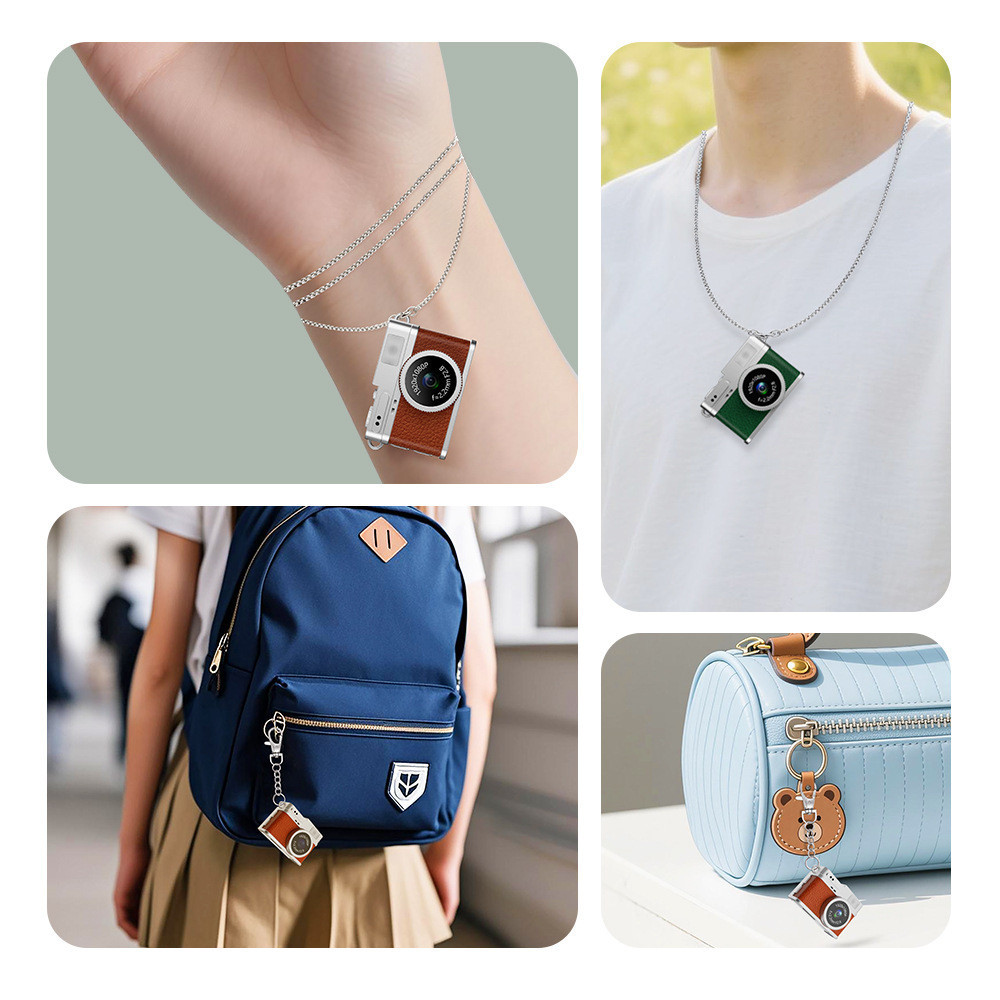 Thumb Mini กล้อง HD กล้องวิดีโอสร้อยคอสามารถแขวนคอนักเรียน Party Recorder กล้อง 2026.1.7