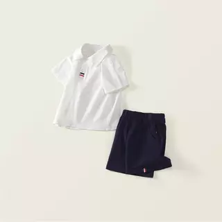 Hania kids พร้อมส่ง (สินค้ากดแยกชิ้น) เสื้อขาวโปโล/กางเกง/กระโปรงกรม - K5125862+K512584 K5135848