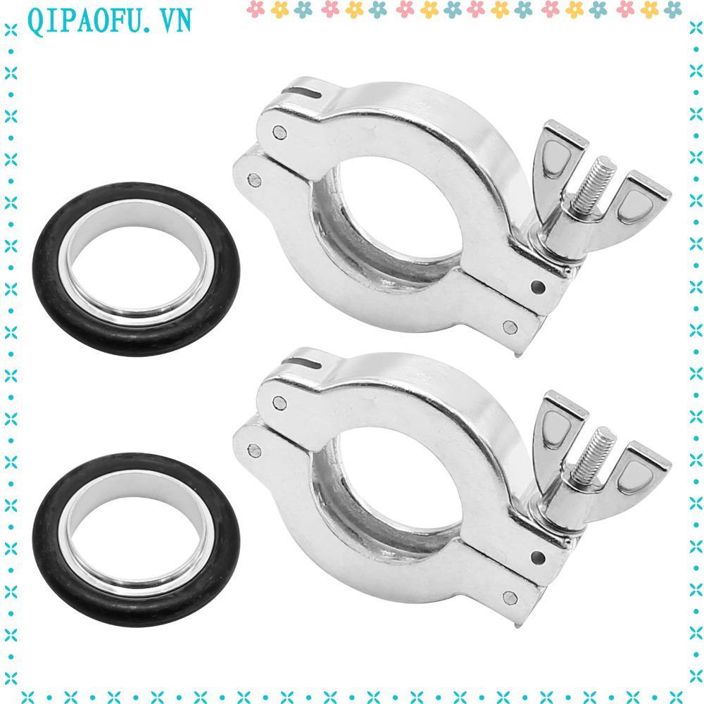 NENTEY KF25 แคลมป์อลูมิเนียม, แหวนกลางอลูมิเนียม O TYPE, ทนทานสีดําเงิน KF25 Quick Clamps Worker