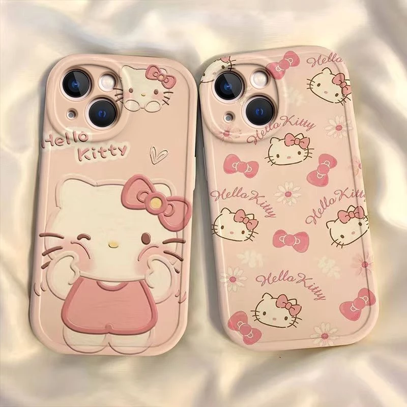 เคสไอโฟน 11 12 13 14 15 16 17 Pro Max IPX 14 15 16 Plus Xr Xs Max 7 8 6s Plus Bishōjo hlkkister Cat เคสโทรศัพท์แบบนุ่ม