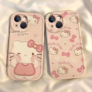 เคสไอโฟน 11 12 13 14 15 16 17 Pro Max IPX 14 15 16 Plus Xr Xs Max 7 8 6s Plus Bishōjo hlkkister Cat เคสโทรศัพท์แบบนุ่ม