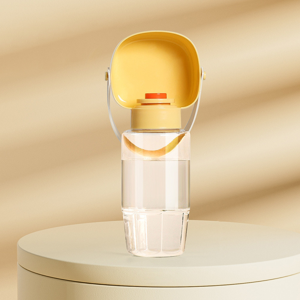 2-in-1 Pet Travel Companion Cup สําหรับแมวสุนัข Universal ใช้ทุกวันสุนัขเดินในสวน