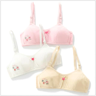 💥LoveIs Bra💥(N1102) เสื้อชั้นในเด็กโต–วัยรุ่น ลายการ์ตูน สายปรับได้ ผ้านุ่ม ใส่สบาย เริ่มต้นวัยใส