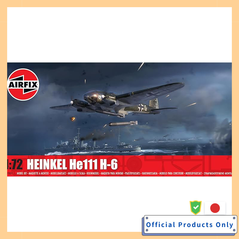Airfix 1/72 Heinkel He111 H-6 Plastic Model X-7007C