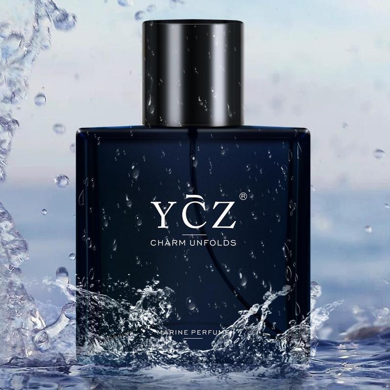 YCZ 0Midnight Marine Man Cologne, Long Lasting Men ,โคโลญจ์ผู้ชาย , ของขวัญ,1.7oz(50ml)_2