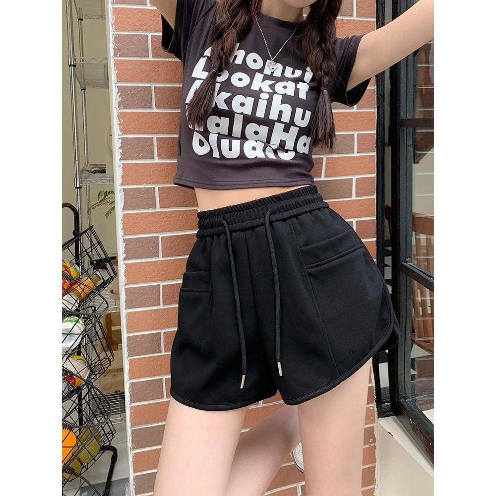 กางเกงขาสั้นเอวสูงผู้หญิง thumbnail 8