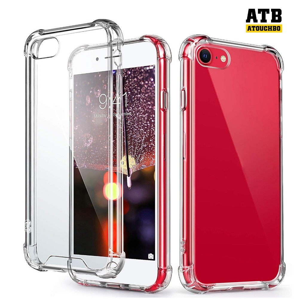 KingKong เคสไอโฟน Phone 7 / 8 / SE2 / SE3 / 7 Plus / 8 Plus เคสกันกระแทก แบบขอบนิ่ม ด้านหลังแข็ง