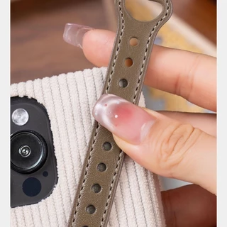 สายหนังแท้แบบเรียบหรู แบนด์และสายข้อมือสำหรับเปลี่ยนละเอียด for Xiaomi Mi Band 10 9 8 NFC for Mi Band 10 9 8