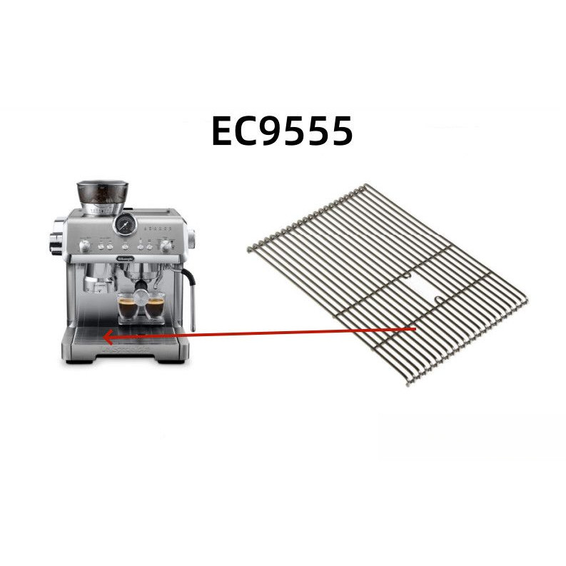 จานรองแก้วสแตนเลสสำหรับเครื่องชงกาแฟกึ่งอัตโนมัติ De'Longhi EC9555 ศูนย์อะไหล่De'Longhi